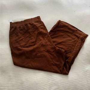 Wide Leg Linen Pants